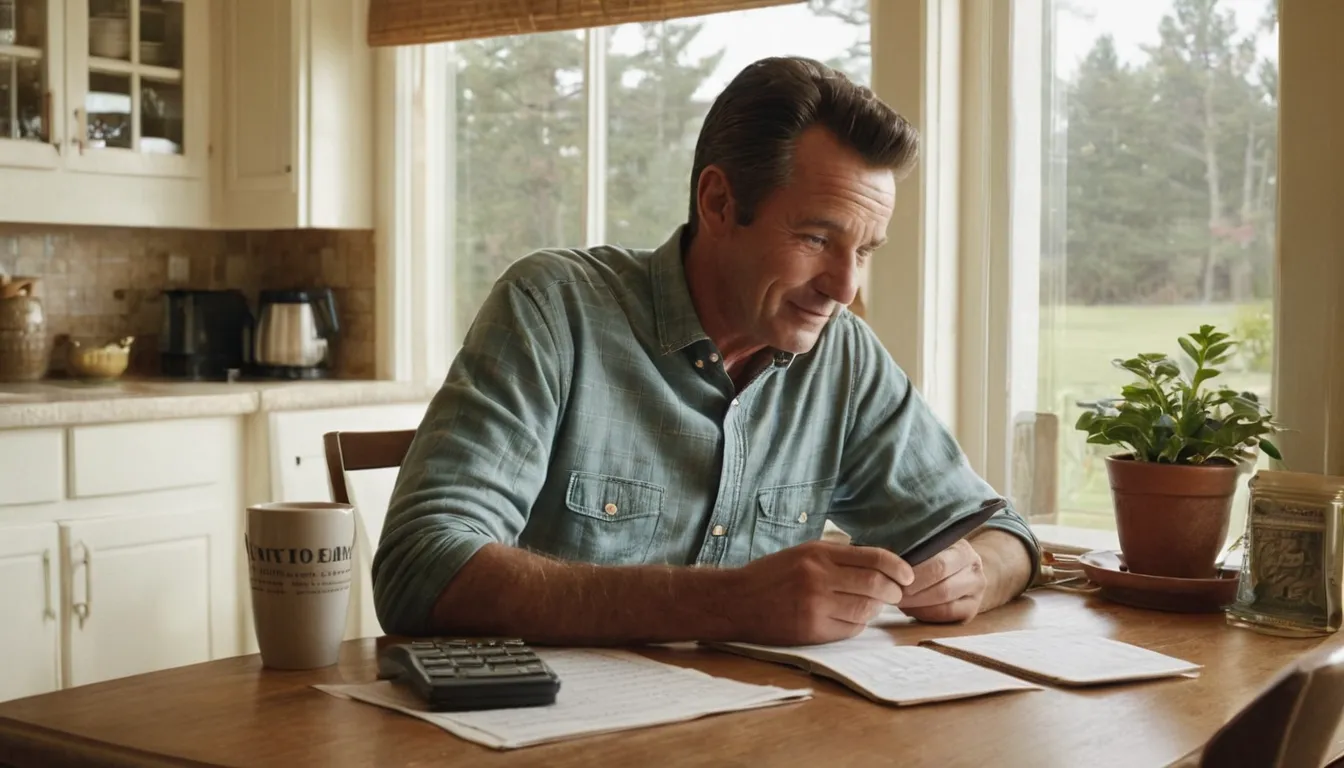 Homeowner reviewing a written pest control quote at a kitchen table